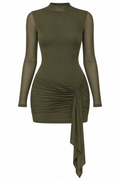 Sofia olive dress