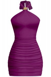 Bri plum dress