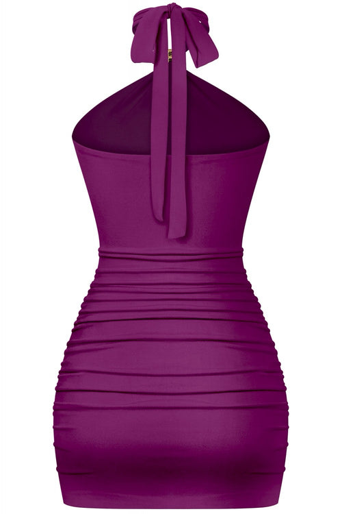 Bri plum dress